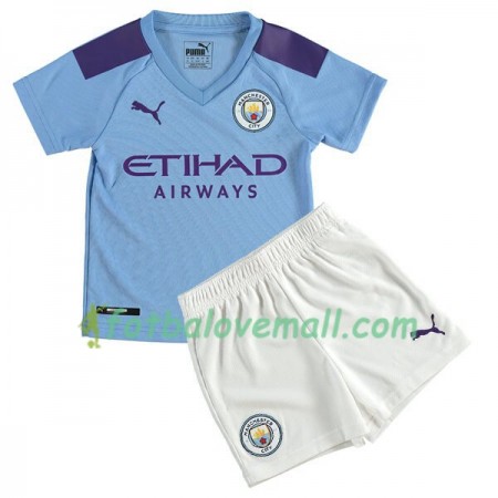 Levné Manchester City Dětské Domácí Fotbalové dresy 2019/20 Krátký Rukáv